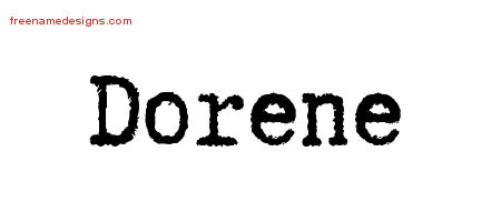 Typewriter Name Tattoo Designs Dorene Free Download