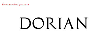 dorian Archives - Free Name Designs