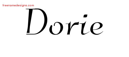 Elegant Name Tattoo Designs Dorie Free Graphic
