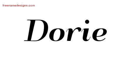 Art Deco Name Tattoo Designs Dorie Printable