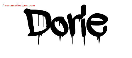 Graffiti Name Tattoo Designs Dorie Free Lettering