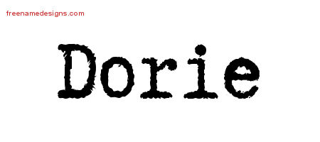 Typewriter Name Tattoo Designs Dorie Free Download