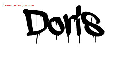 Graffiti Name Tattoo Designs Doris Free Lettering
