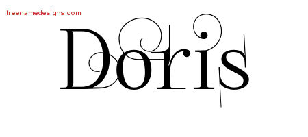 Decorated Name Tattoo Designs Doris Free