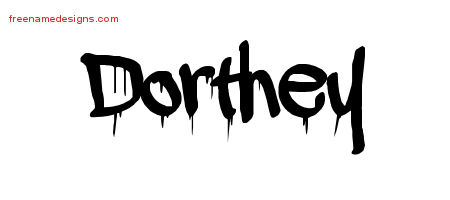Graffiti Name Tattoo Designs Dorthey Free Lettering