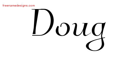 Elegant Name Tattoo Designs Doug Download Free