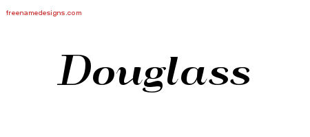 Art Deco Name Tattoo Designs Douglass Graphic Download