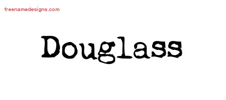 Vintage Writer Name Tattoo Designs Douglass Free
