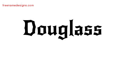Gothic Name Tattoo Designs Douglass Download Free