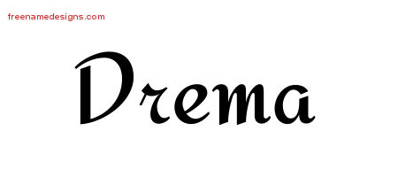 Calligraphic Stylish Name Tattoo Designs Drema Download Free