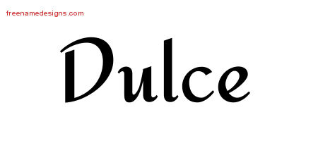 Calligraphic Stylish Name Tattoo Designs Dulce Download Free