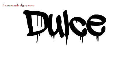 Graffiti Name Tattoo Designs Dulce Free Lettering