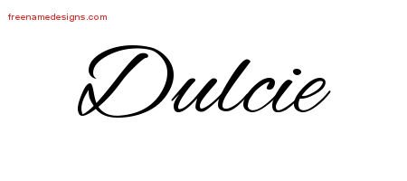 Cursive Name Tattoo Designs Dulcie Download Free