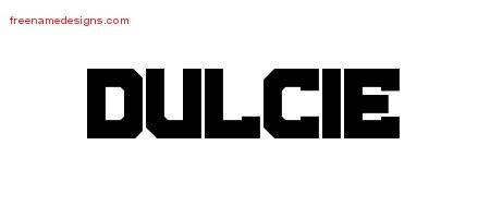 Titling Name Tattoo Designs Dulcie Free Printout