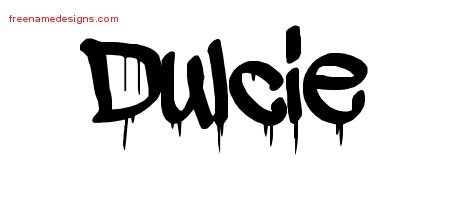 Graffiti Name Tattoo Designs Dulcie Free Lettering