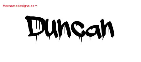 Graffiti Name Tattoo Designs Duncan Free