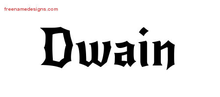 Gothic Name Tattoo Designs Dwain Download Free