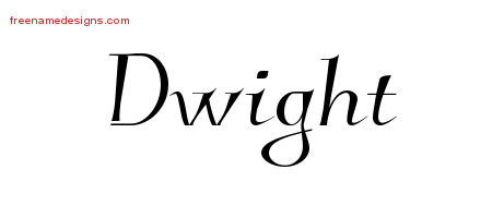 Elegant Name Tattoo Designs Dwight Download Free