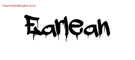 Graffiti Name Tattoo Designs Earlean Free Lettering