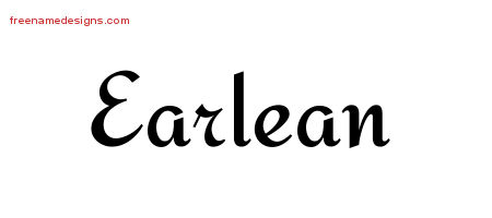 Calligraphic Stylish Name Tattoo Designs Earlean Download Free