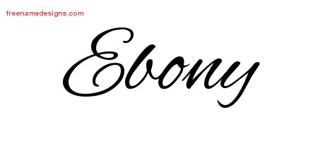 Cursive Name Tattoo Designs Ebony Download Free