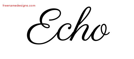 Classic Name Tattoo Designs Echo Graphic Download