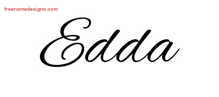 Cursive Name Tattoo Designs Edda Download Free