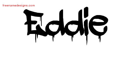 Graffiti Name Tattoo Designs Eddie Free Lettering