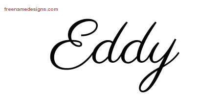 Classic Name Tattoo Designs Eddy Printable
