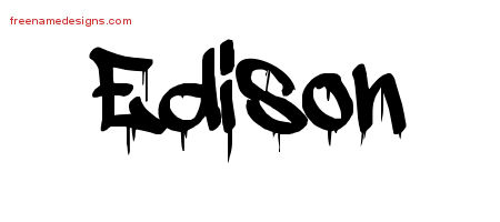 Graffiti Name Tattoo Designs Edison Free