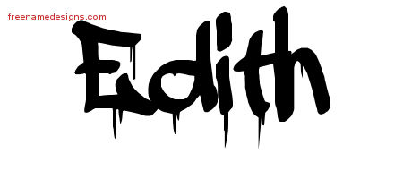 Graffiti Name Tattoo Designs Edith Free Lettering