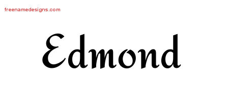 Calligraphic Stylish Name Tattoo Designs Edmond Free Graphic