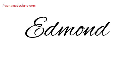 Cursive Name Tattoo Designs Edmond Free Graphic