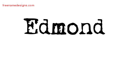 Vintage Writer Name Tattoo Designs Edmond Free