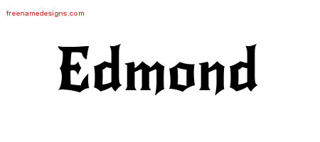 Gothic Name Tattoo Designs Edmond Download Free