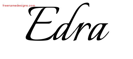 Calligraphic Name Tattoo Designs Edra Download Free