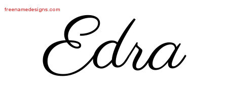 Classic Name Tattoo Designs Edra Graphic Download