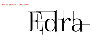 Decorated Name Tattoo Designs Edra Free
