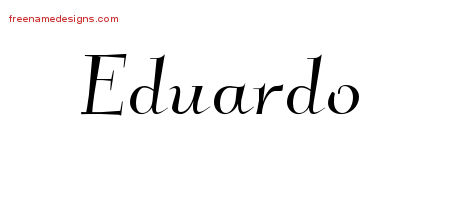 Elegant Name Tattoo Designs Eduardo Download Free