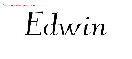 Elegant Name Tattoo Designs Edwin Download Free