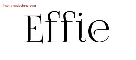 Vintage Name Tattoo Designs Effie Free Download