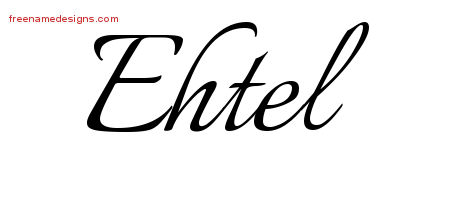 Calligraphic Name Tattoo Designs Ehtel Download Free