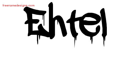 Graffiti Name Tattoo Designs Ehtel Free Lettering