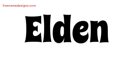 Groovy Name Tattoo Designs Elden Free Groovy Name Tattoo Designs Elden Free