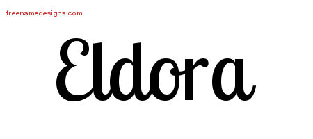 Handwritten Name Tattoo Designs Eldora Free Download