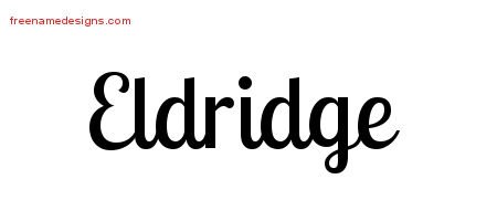 Handwritten Name Tattoo Designs Eldridge Free Printout