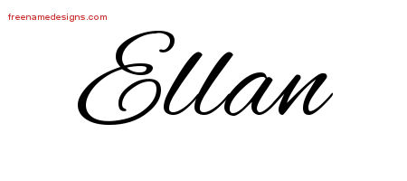 Cursive Name Tattoo Designs Ellan Download Free