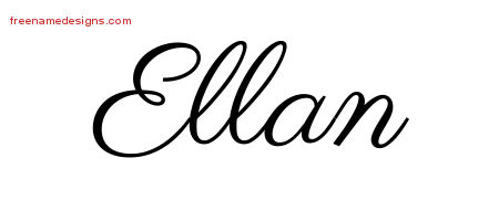 Classic Name Tattoo Designs Ellan Graphic Download