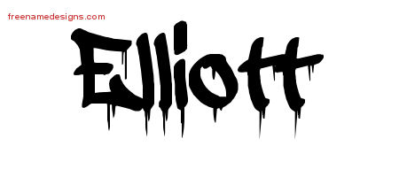 Graffiti Name Tattoo Designs Elliott Free