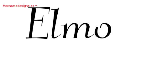 Elegant Name Tattoo Designs Elmo Download Free